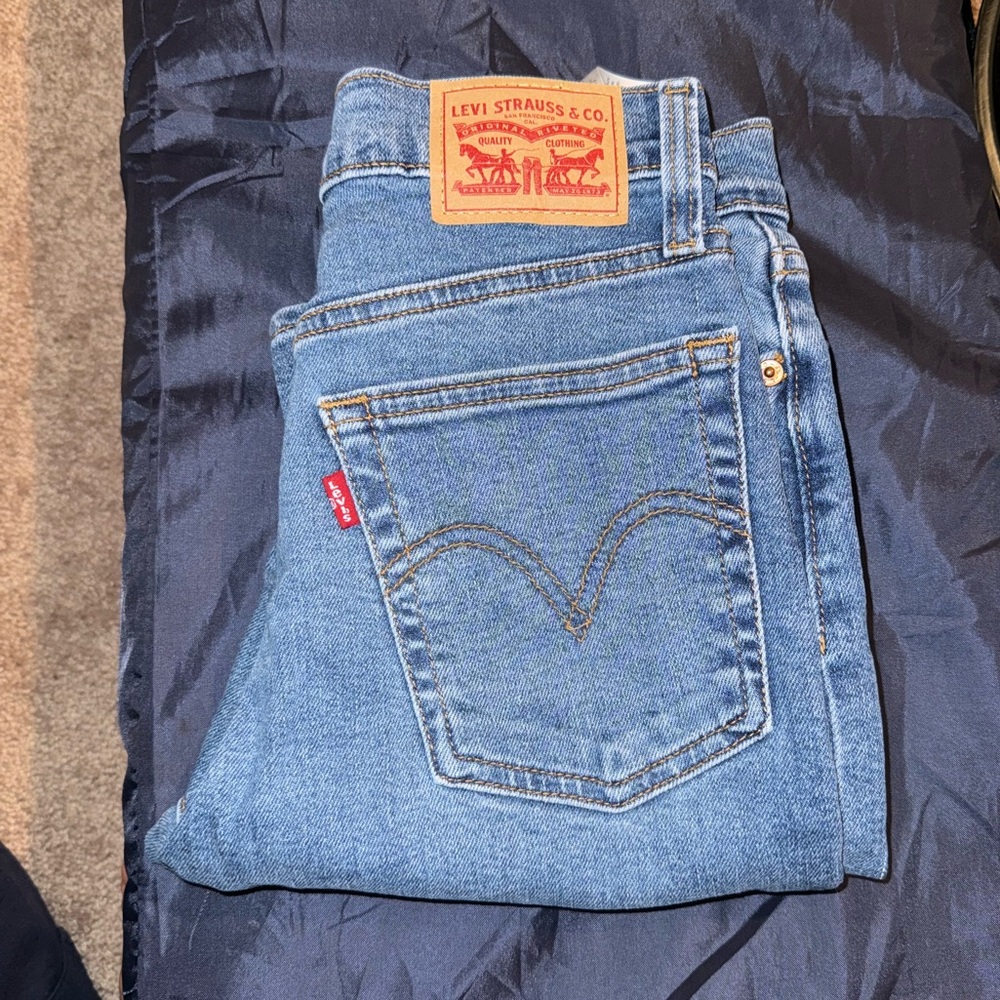 Levi's Blue Straight Leg Jeans Classic Style